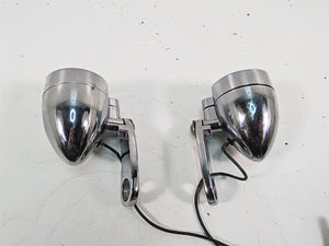 2000 Harley FXSTS Softail Springer Aftermarket Front Spot Light Set - Read