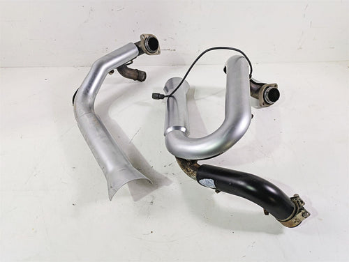 2013 Harley VRSCF Muscle Rod Stock Header Manifold Heatshield Set 65600069 | Mototech271