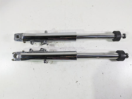 2003 Harley Touring FLHTCUI 100TH E-Glide Chrome Front Fork Set 41mm 46495-02A {{ shop.shopifyCountryName }} - Mototech271