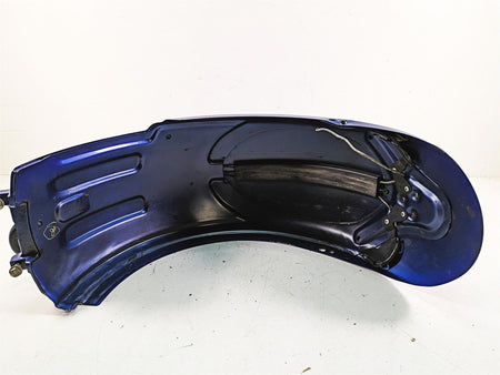 2009 Harley FXCWC Softail Rocker C Rear Fender Flame Blue Pearl Deluxe 60132-08A {{ shop.shopifyCountryName }} - Mototech271