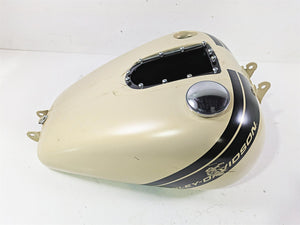 2015 Harley FXDF Dyna Fat Bob Fuel Gas Petrol Tank - Sand Cammo Denim 61000705