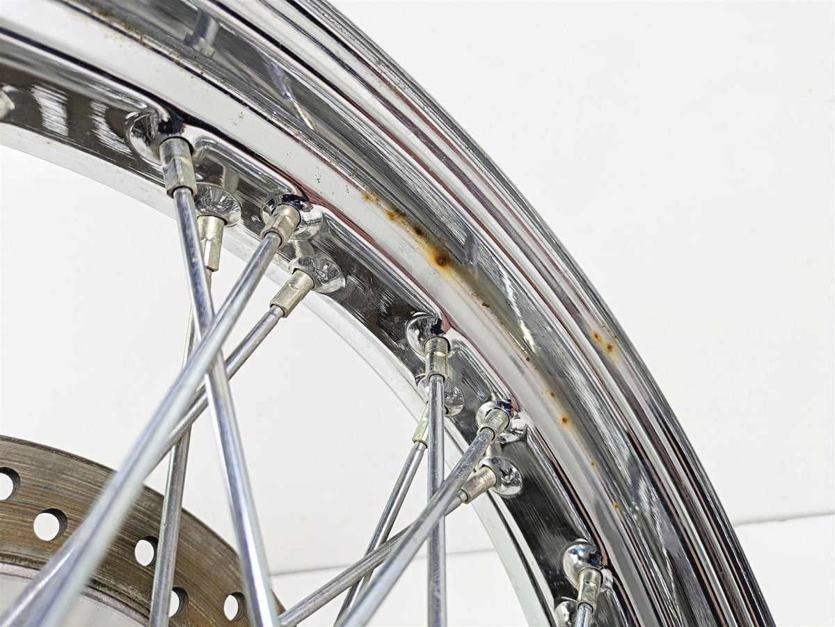 2001 Honda VT750 Shadow Ace 17x3 Spoke Front Wheel 44650-MBA-020 {{ shop.shopifyCountryName }} - Mototech271