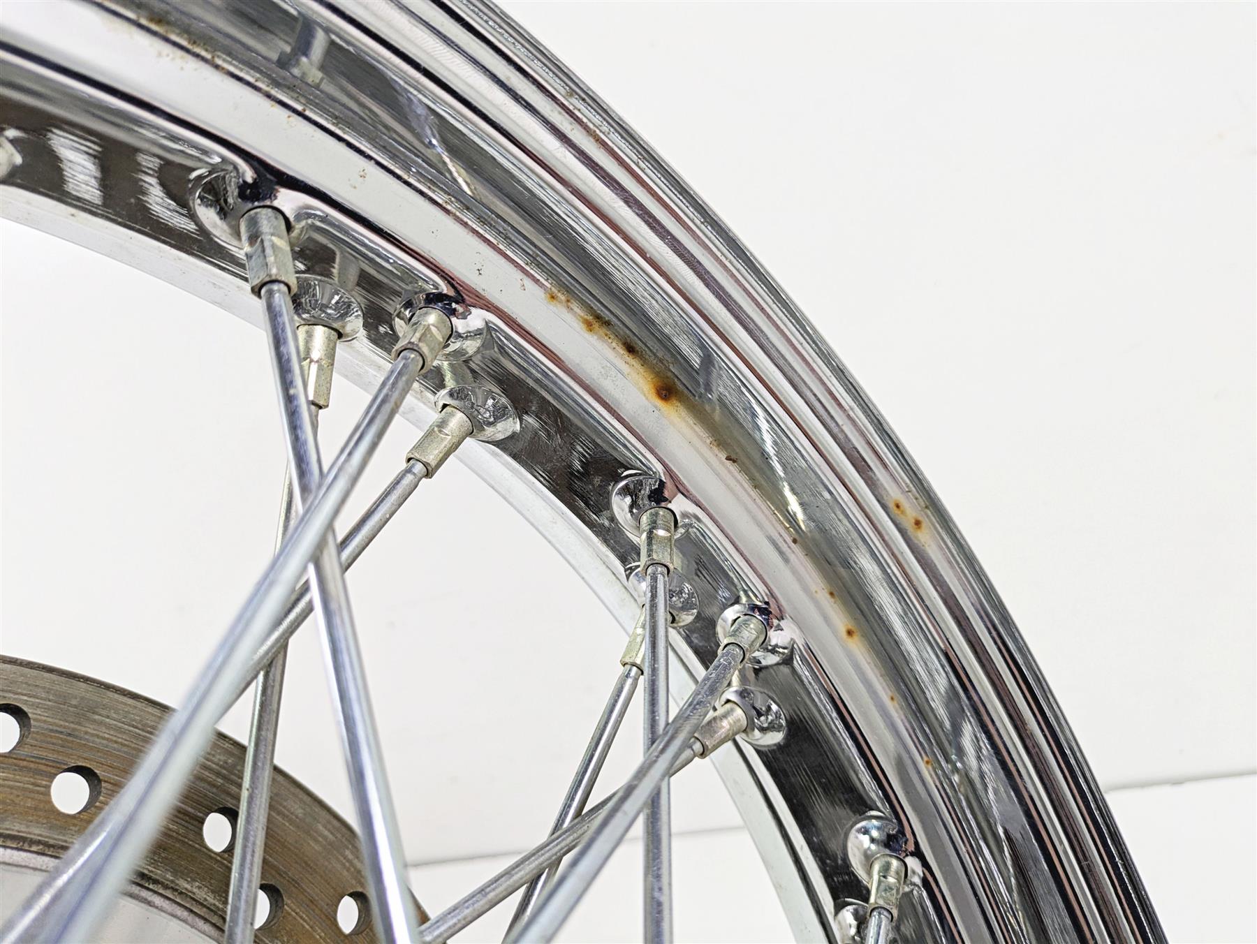2001 Honda VT750 Shadow Ace 17x3 Spoke Front Wheel 44650-MBA-020 {{ shop.shopifyCountryName }} - Mototech271