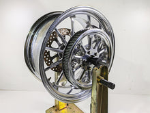 Load image into Gallery viewer, 2004 Big Dog Chopper Straight Billet Rear Wheel Rim &amp; Pulley 8.5x18 65T Pulley | Mototech271
