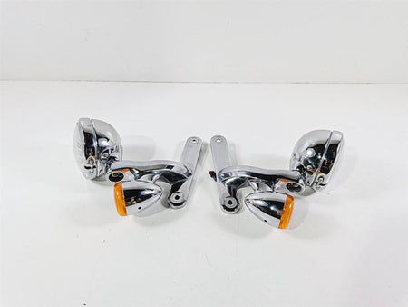 2014 Harley Touring FLHTK Electra Glide Front Spot Light Blinker Set 68000021 68000022-Mototech271