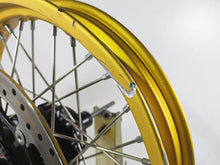 Load image into Gallery viewer, 2022 Ducati Scrambler Desert Sled 19x3 Front Wheel Rim - Bent 50122601AA | Mototech271
