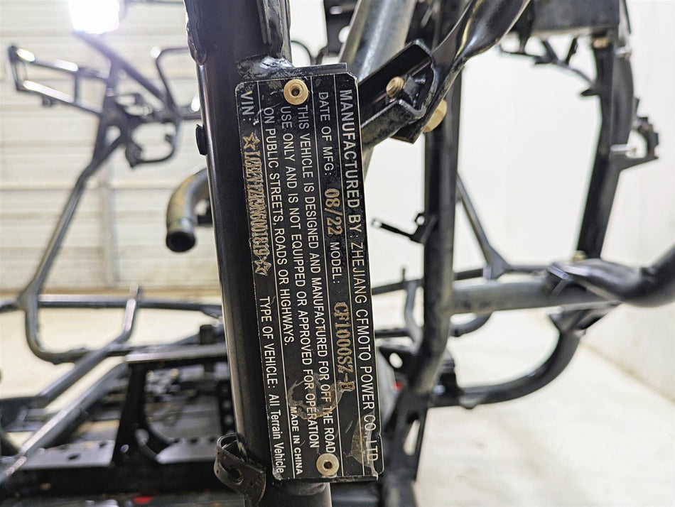 2022 CFMoto Zforce 950 Sport Straight Main Frame Chassis - BOS 5BYA-031000-0B000 {{ shop.shopifyCountryName }} - Mototech271