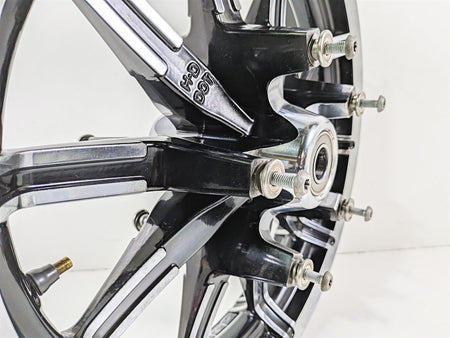 2014 Harley Touring FLHTK Electra Glide Nice Impeller Contrast Front Wheel Rim 17x3 43300386-Mototech271