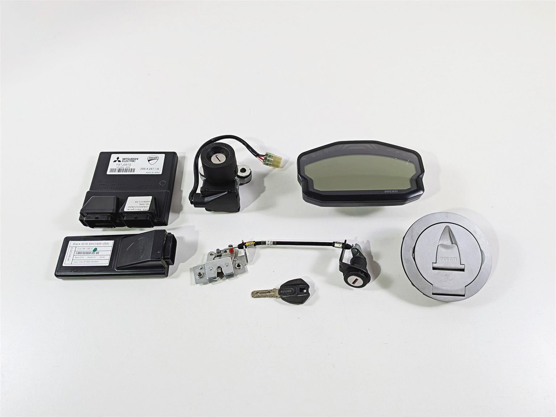 2019 Ducati 959 Panigale Speedometer Cdi Bbox Ignition Switch Key Set 40611243B {{ shop.shopifyCountryName }} - Mototech271