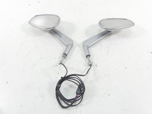 2012 Harley VRSCF Muscle Rod Rear View Mirrors Turn Signal Blinker Set 69395-09A | Mototech271