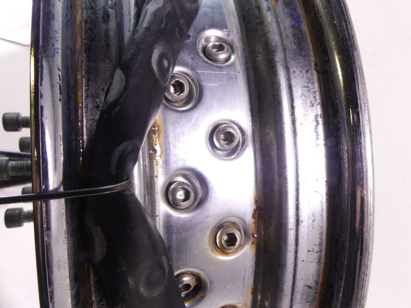 2003 Indian Spirit Springfield Rear Spoke Wheel Rim 16x3.5 & Brake Disc 21-970 {{ shop.shopifyCountryName }} - Mototech271