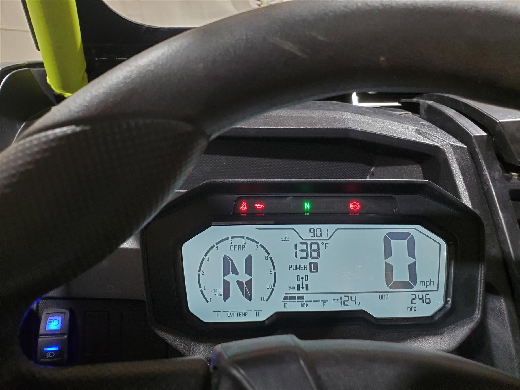 2021 Kawasaki Teryx KRX KRF 1000 Speedometer Gauges Instrument 246mi 25031-0941 {{ shop.shopifyCountryName }} - Mototech271