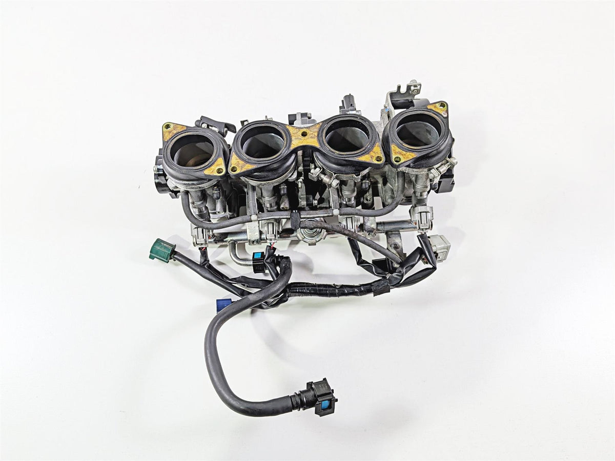 2008 Yamaha YZF R1 RN19 Mikuni Throttle Body Injectors & Wiring 4C8-13750-20-00 {{ shop.shopifyCountryName }} - Mototech271
