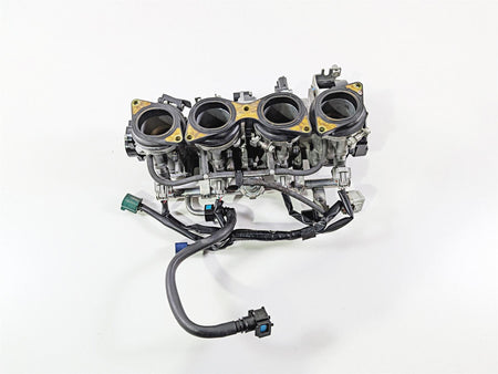 2008 Yamaha YZF R1 RN19 Mikuni Throttle Body Injectors & Wiring 4C8-13750-20-00 {{ shop.shopifyCountryName }} - Mototech271