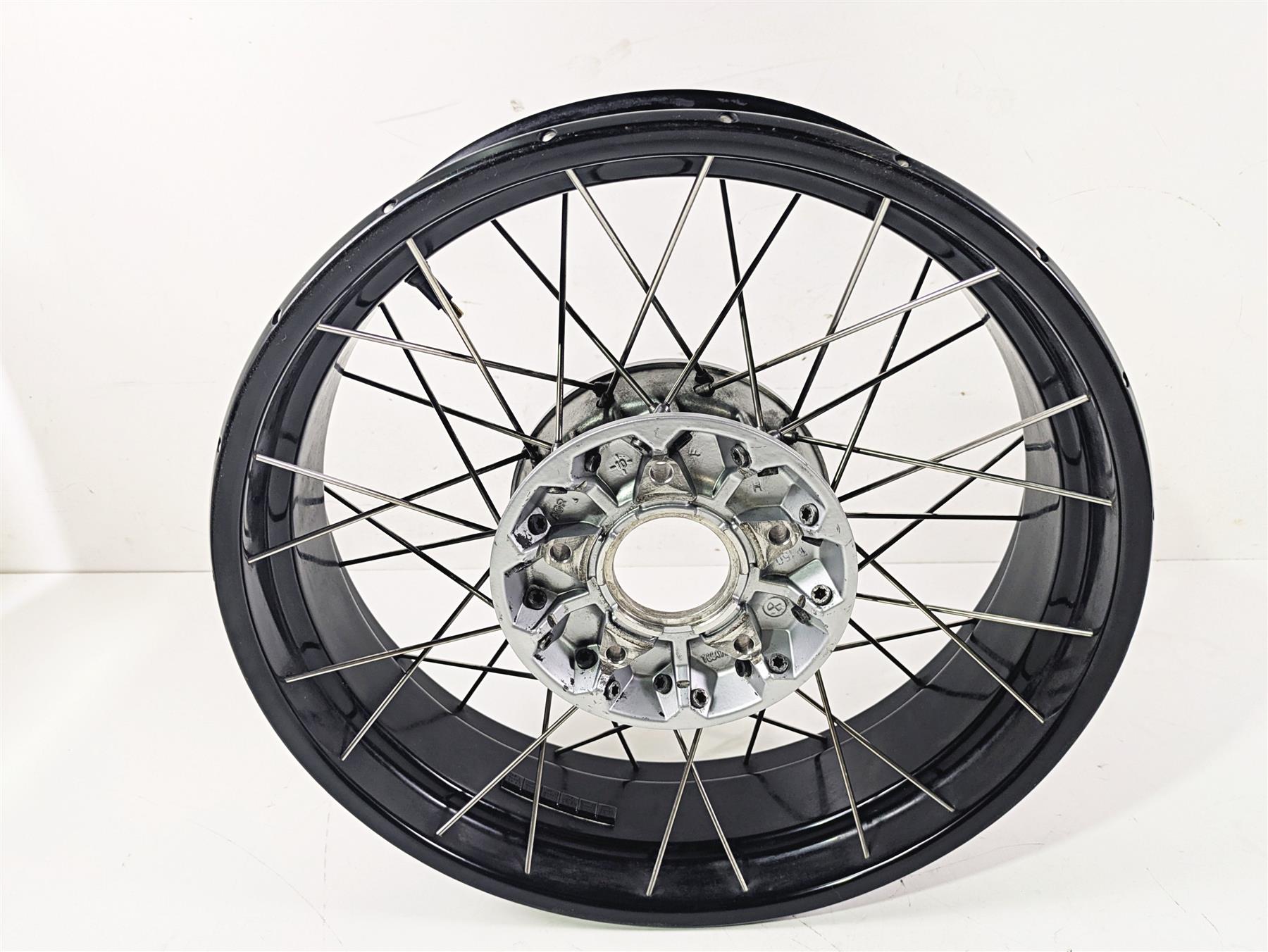 2010 BMW R1200GS K25 Rear Wheel Rim 17x4 Spoke Black Straight 36318553004
