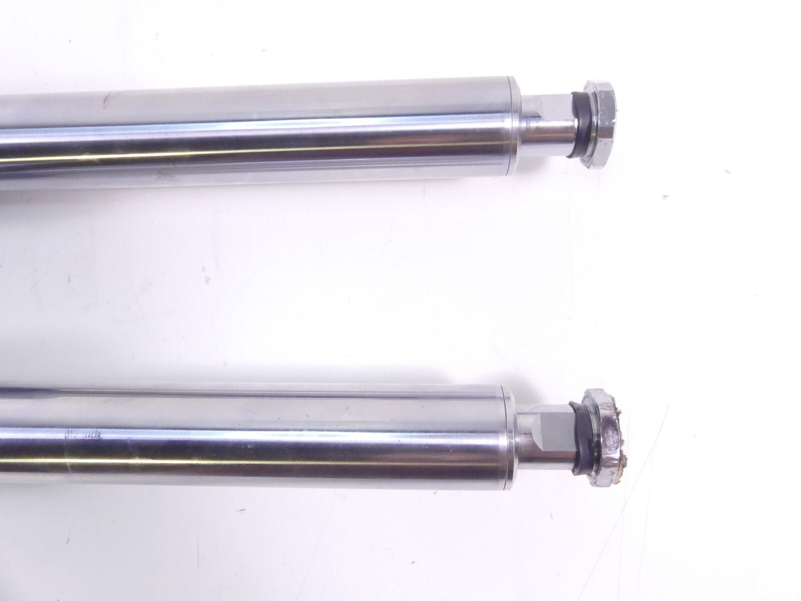 2004 Harley Touring FLHRSI Road King Straight Chrome Front Forks 41mm 46537-02A {{ shop.shopifyCountryName }} - Mototech271