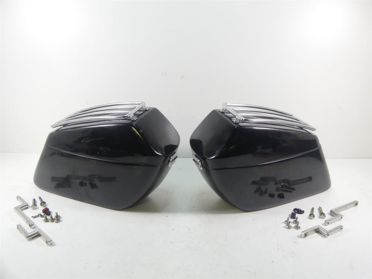 2008 Honda V-Twin VTX1800 N3 Tsukayu Coner Hard Bags Saddlebag & Rack Set {{ shop.shopifyCountryName }} - Mototech271