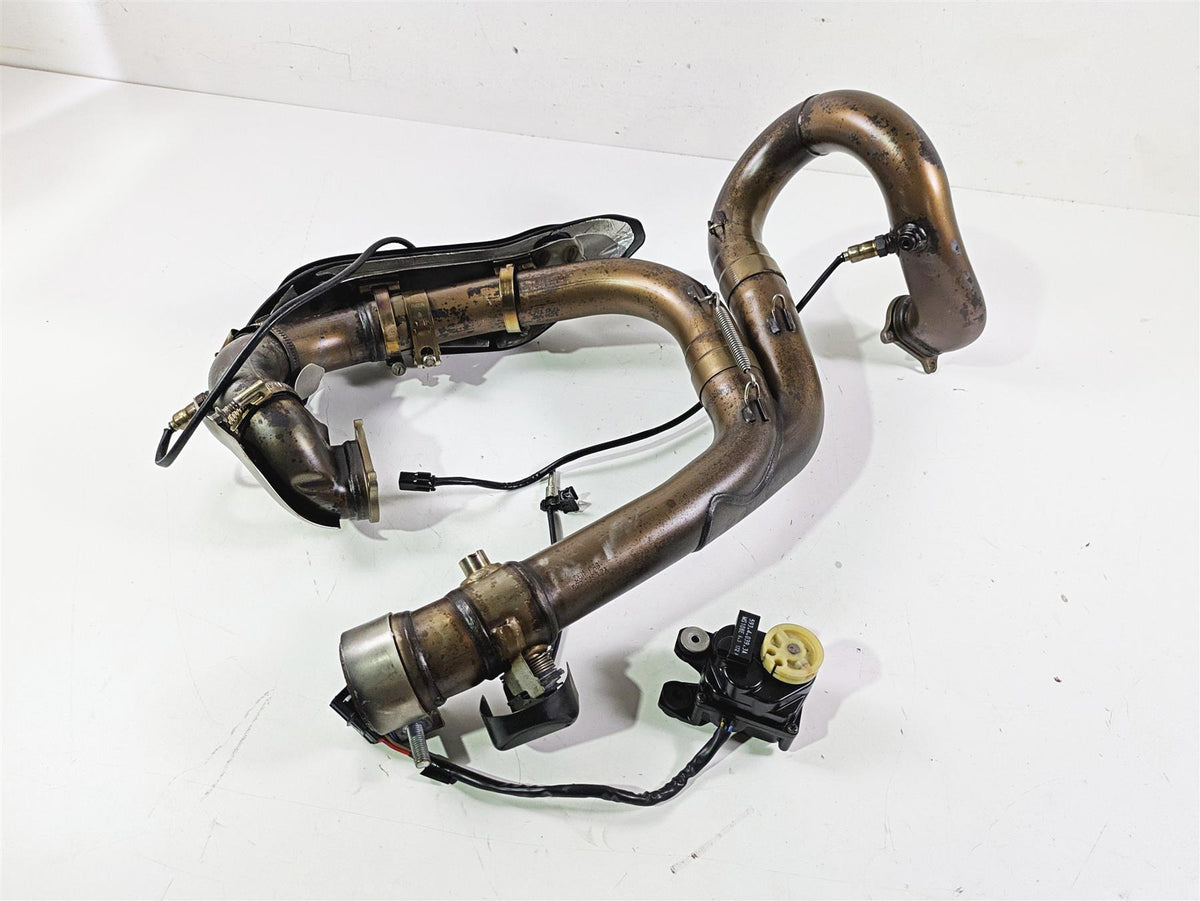 2016 Ducati Monster 1200 S Exhaust Header & Servo Motor 57211632A 59340393A {{ shop.shopifyCountryName }} - Mototech271