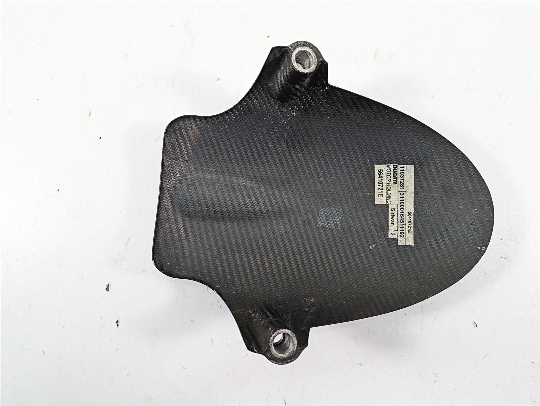 2011 Ducati Hypermotard 1100 Evo SP Front Lower Carbon Fiber Fender 56410721E {{ shop.shopifyCountryName }} - Mototech271