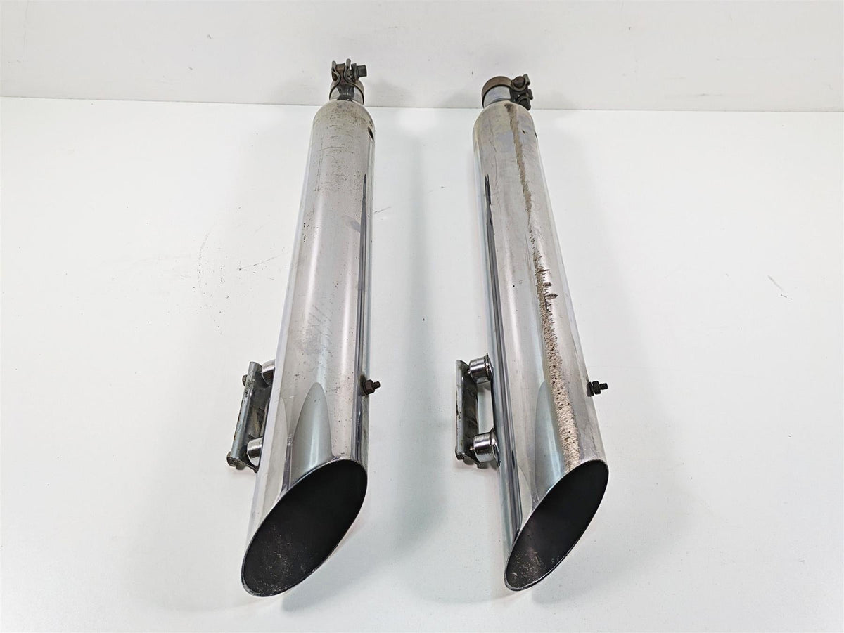 2006 Harley Touring FLHXI Street Glide Slash Down Cut Exhaust Muffler Set {{ shop.shopifyCountryName }} - Mototech271
