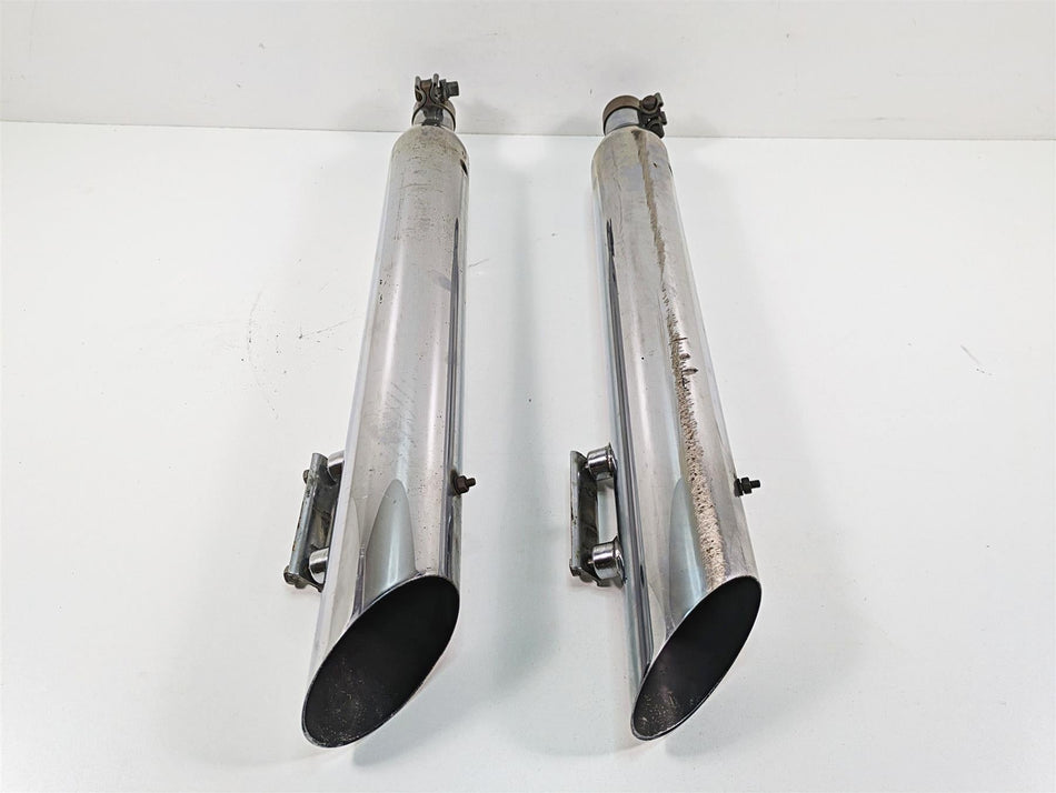 2006 Harley Touring FLHXI Street Glide Slash Down Cut Exhaust Muffler Set {{ shop.shopifyCountryName }} - Mototech271
