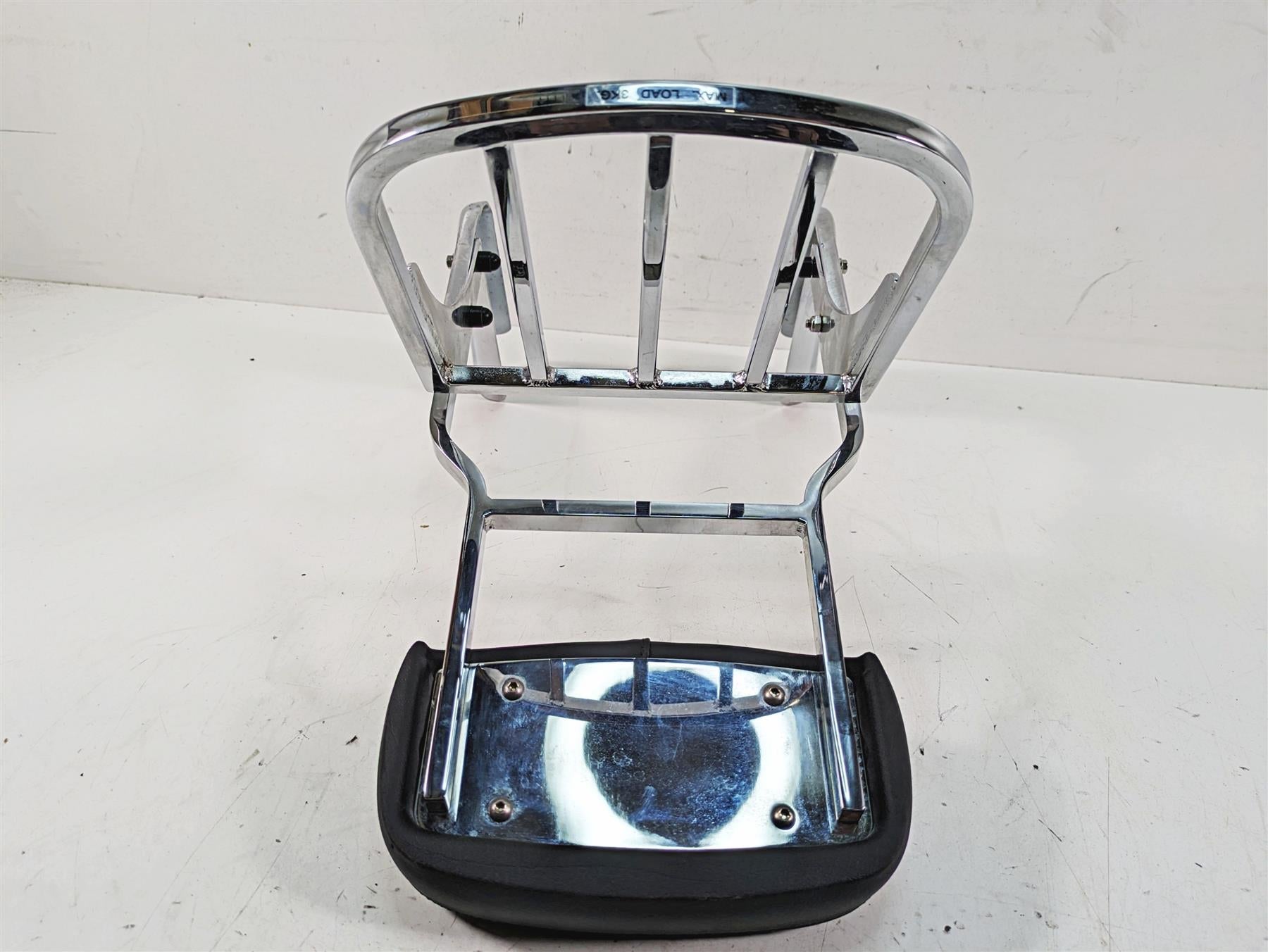 2011 Triumph America Sissybar Sissy Bar Backrest + Luggage Rack A9738024 {{ shop.shopifyCountryName }} - Mototech271