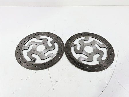 2008 Harley Touring FLHTP Electra Glide Front Brake Rotor Disc Set 41808-08A {{ shop.shopifyCountryName }} - Mototech271