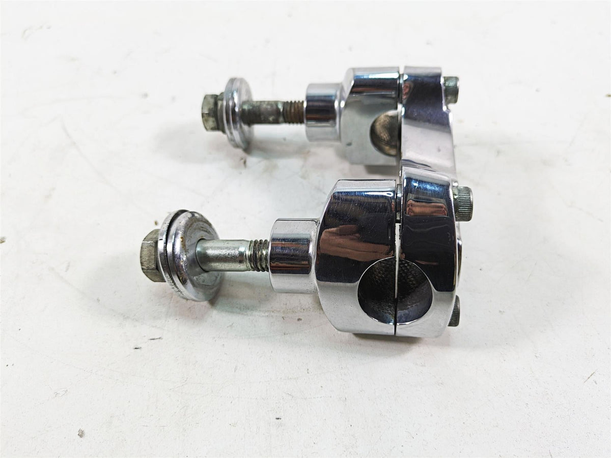 2005 Harley Dyna FXDL Low Rider Handlebar Riser Holder Set 1 3/4" 56567-86B {{ shop.shopifyCountryName }} - Mototech271