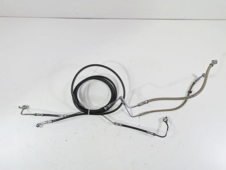 2010 Harley Touring FLHXSE CVO Street Glide Front Abs Brake Line Set 46674-10 {{ shop.shopifyCountryName }} - Mototech271
