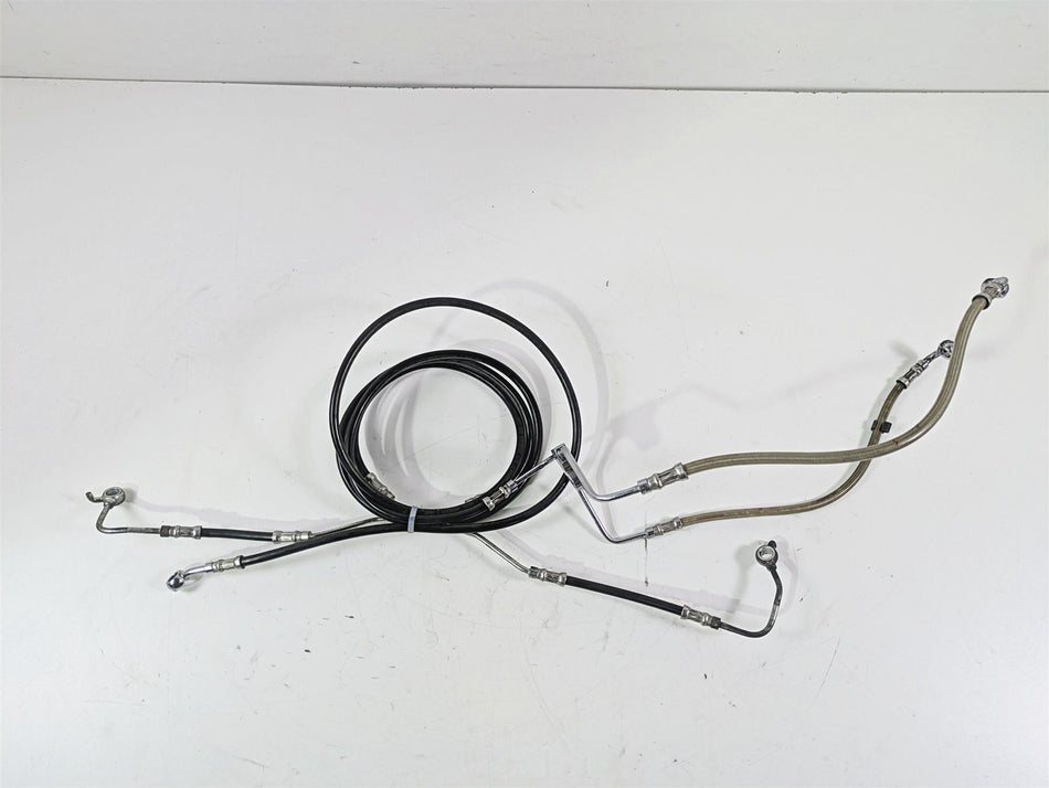 2010 Harley Touring FLHXSE CVO Street Glide Front Abs Brake Line Set 46674-10 {{ shop.shopifyCountryName }} - Mototech271
