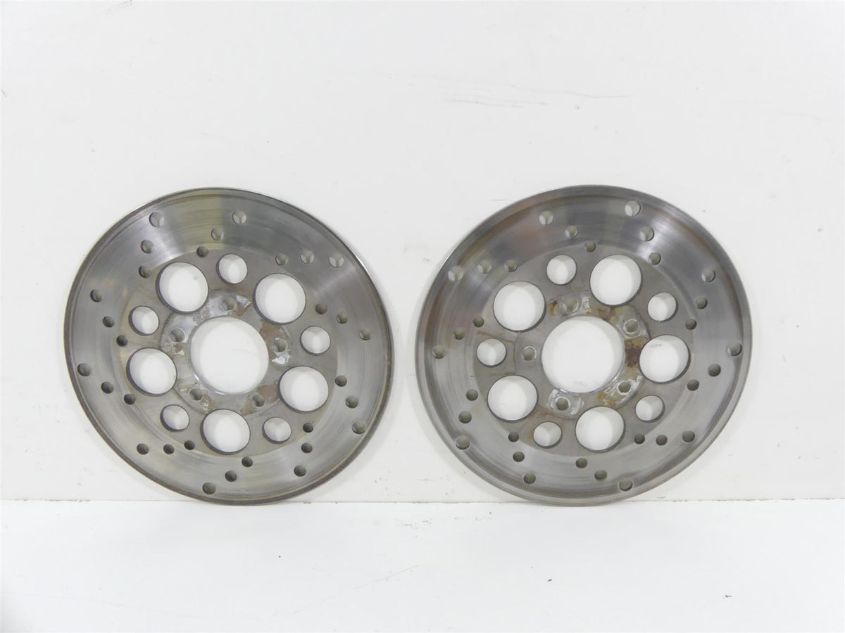 1978 Harley XLH1000 Sportster Ironhead Front Brake Discs Rotor Set 44137-77 {{ shop.shopifyCountryName }} - Mototech271