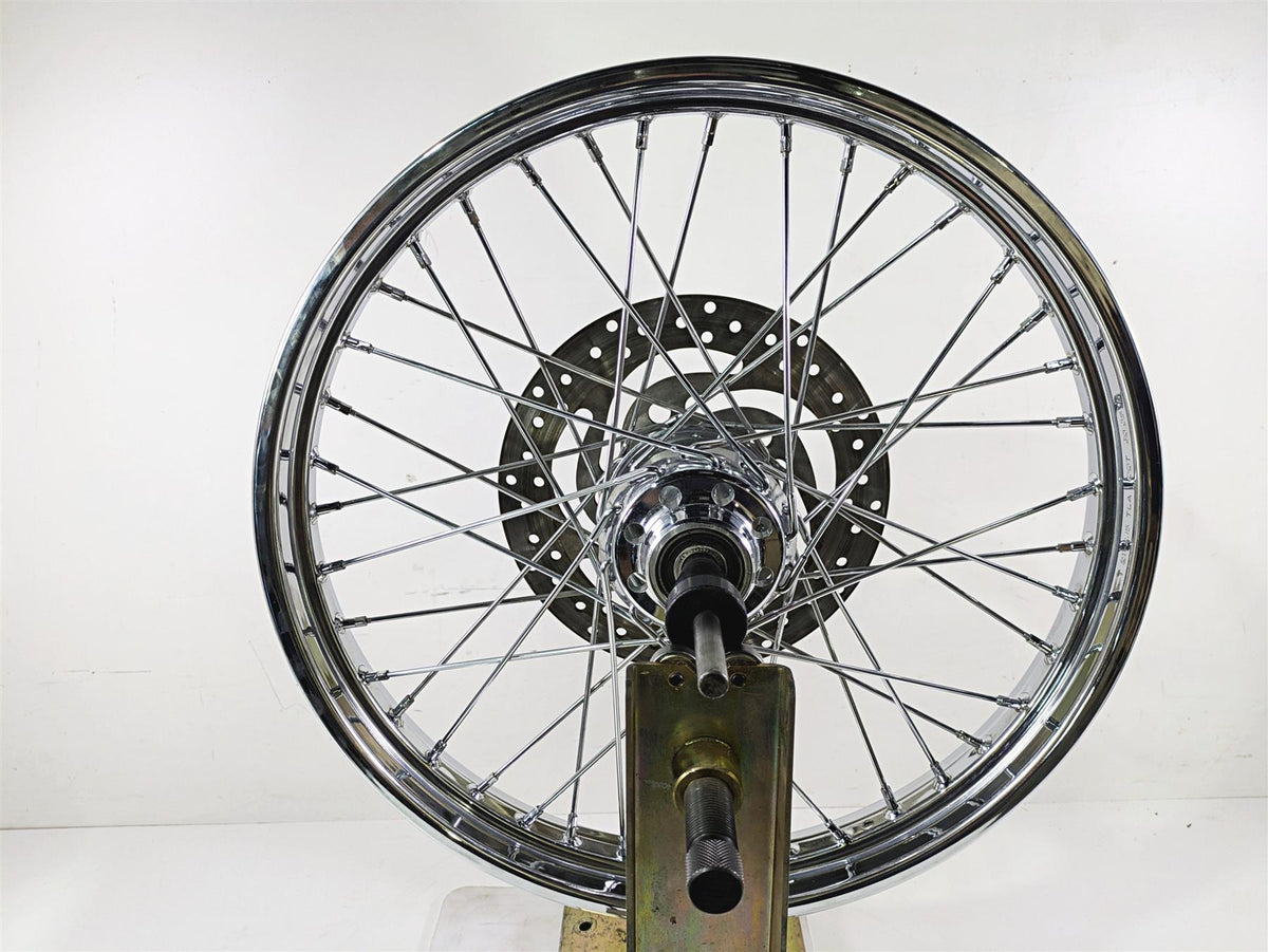 2004 Harley Softail FXSTDI Deuce Straight Front Wheel Rim Spoke 21x2.15 43671-05 {{ shop.shopifyCountryName }} - Mototech271