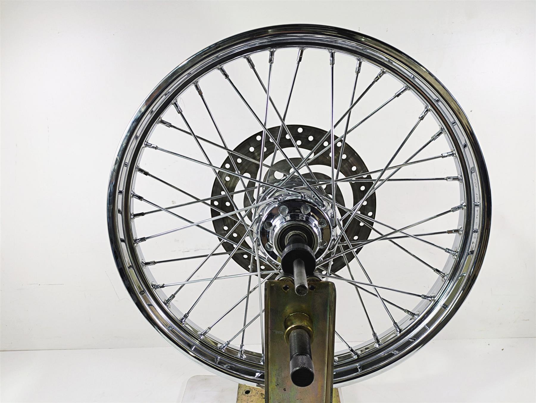 2004 Harley Softail FXSTDI Deuce Straight Front Wheel Rim Spoke 21x2.15 43671-05 {{ shop.shopifyCountryName }} - Mototech271