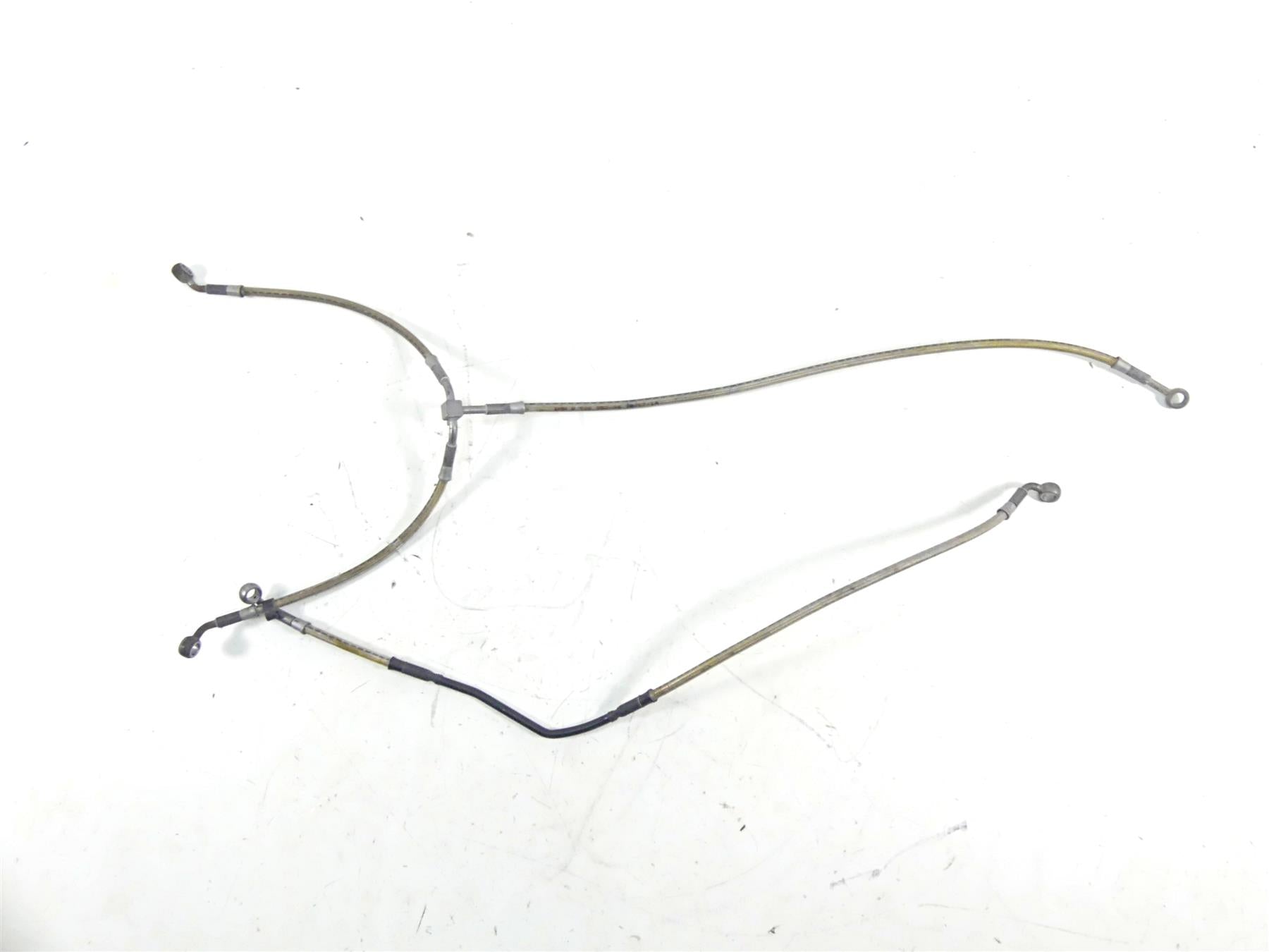 2015 BMW R1200GS GSW K50 Front Abs Brake Line Hose Set 34328526552 34328526553 {{ shop.shopifyCountryName }} - Mototech271