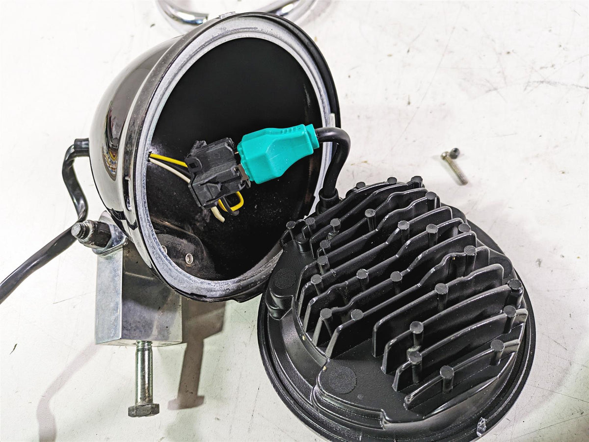 2013 Harley FXDWG Dyna Wide Glide Headlight Led Head Light & Mount 68787-10 {{ shop.shopifyCountryName }} - Mototech271