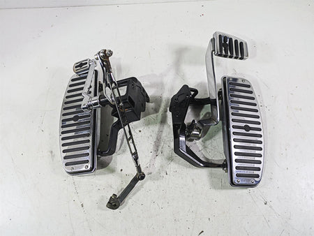 2002 Harley FLSTC Softail Heritage Left Right Chrome Floor Board Set 33630-00A {{ shop.shopifyCountryName }} - Mototech271