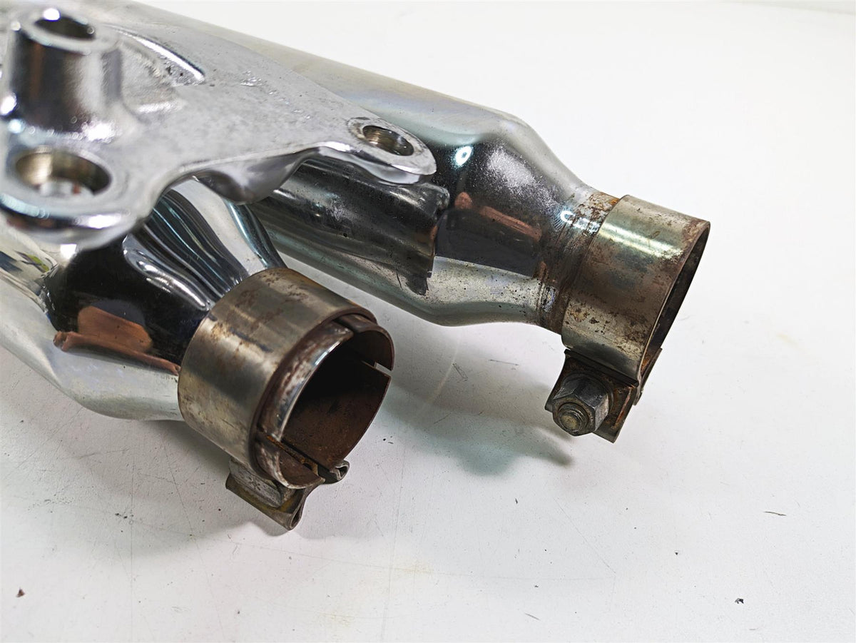 2009 Harley Dyna FXDFSE CVO Fat Bob Exhaust Pipe Muffler Set 65884-09 65886-09 {{ shop.shopifyCountryName }} - Mototech271