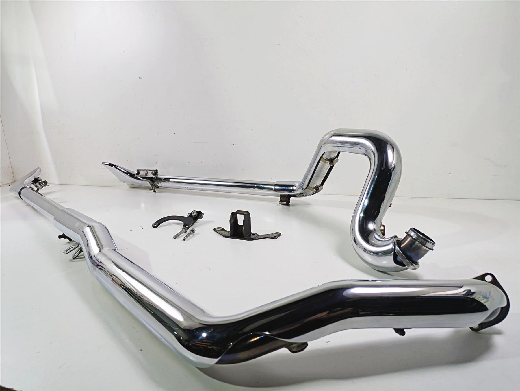 1998 Harley Touring FLHRCI Road King True Dual Fishtail Header Exhaust Set {{ shop.shopifyCountryName }} - Mototech271