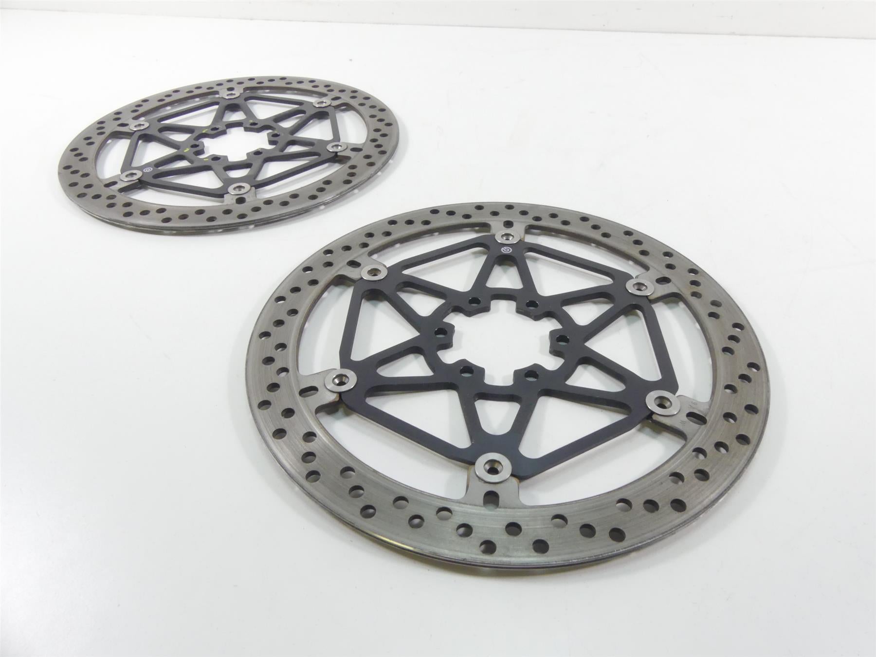 2019 Aprilia Tuono V4 RR Factory Front Brake Rotor Disc Set 2B001135 2B001136 {{ shop.shopifyCountryName }} - Mototech271