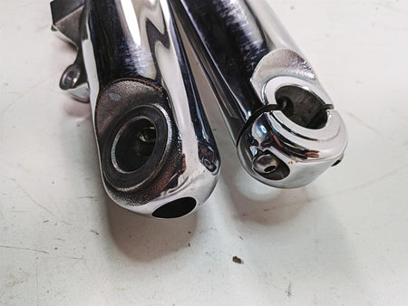 2009 Harley FXCWC Softail Rocker C Chrome Front Fork Leg Set - Read 46950-08 {{ shop.shopifyCountryName }} - Mototech271