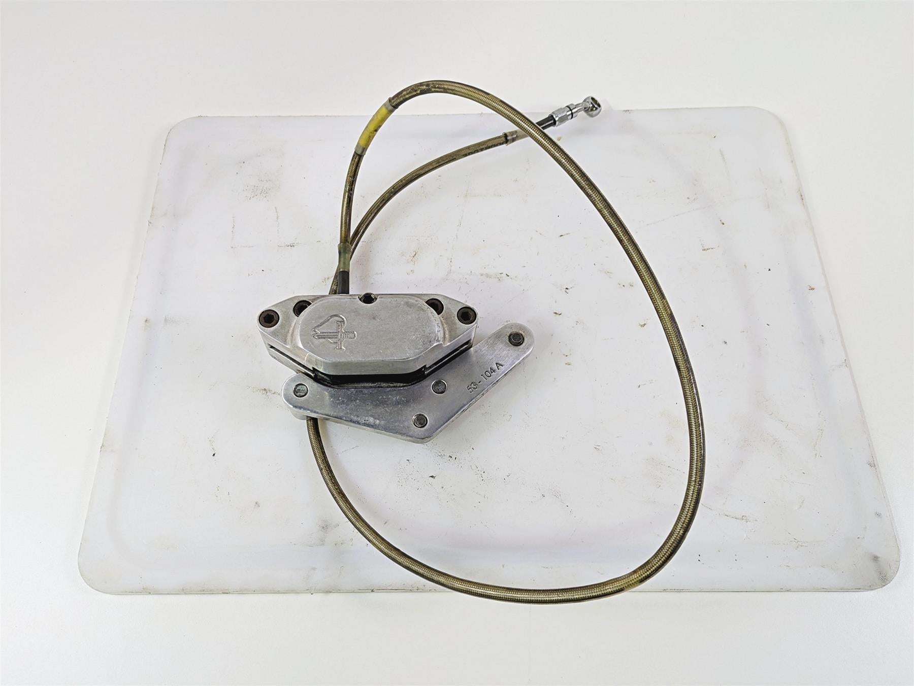 2002 Indian Spirit Deluxe Front Brake Caliper & Bracket 53-176 53-104 {{ shop.shopifyCountryName }} - Mototech271