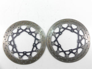 2008 Yamaha FZ1 Fazer Front Brake Disc Rotor Set 5D0-2581T-00-00 5D0-2581T-10-00