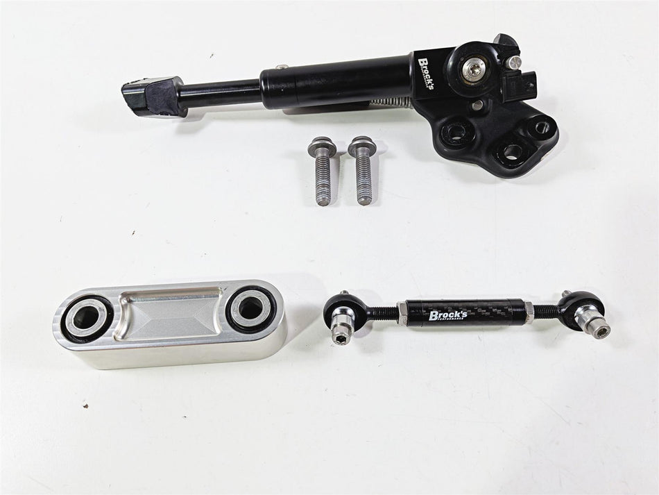 2024 BMW S1000RR K67 Brocks Road Side Stand Carbon Lowering Link BT Moto 1" Link