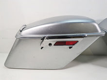 Load image into Gallery viewer, 2012 Harley FLD Dyna Switchback Saddlebag Set Brilliant Silver Pearl 90200018BDK | Mototech271
