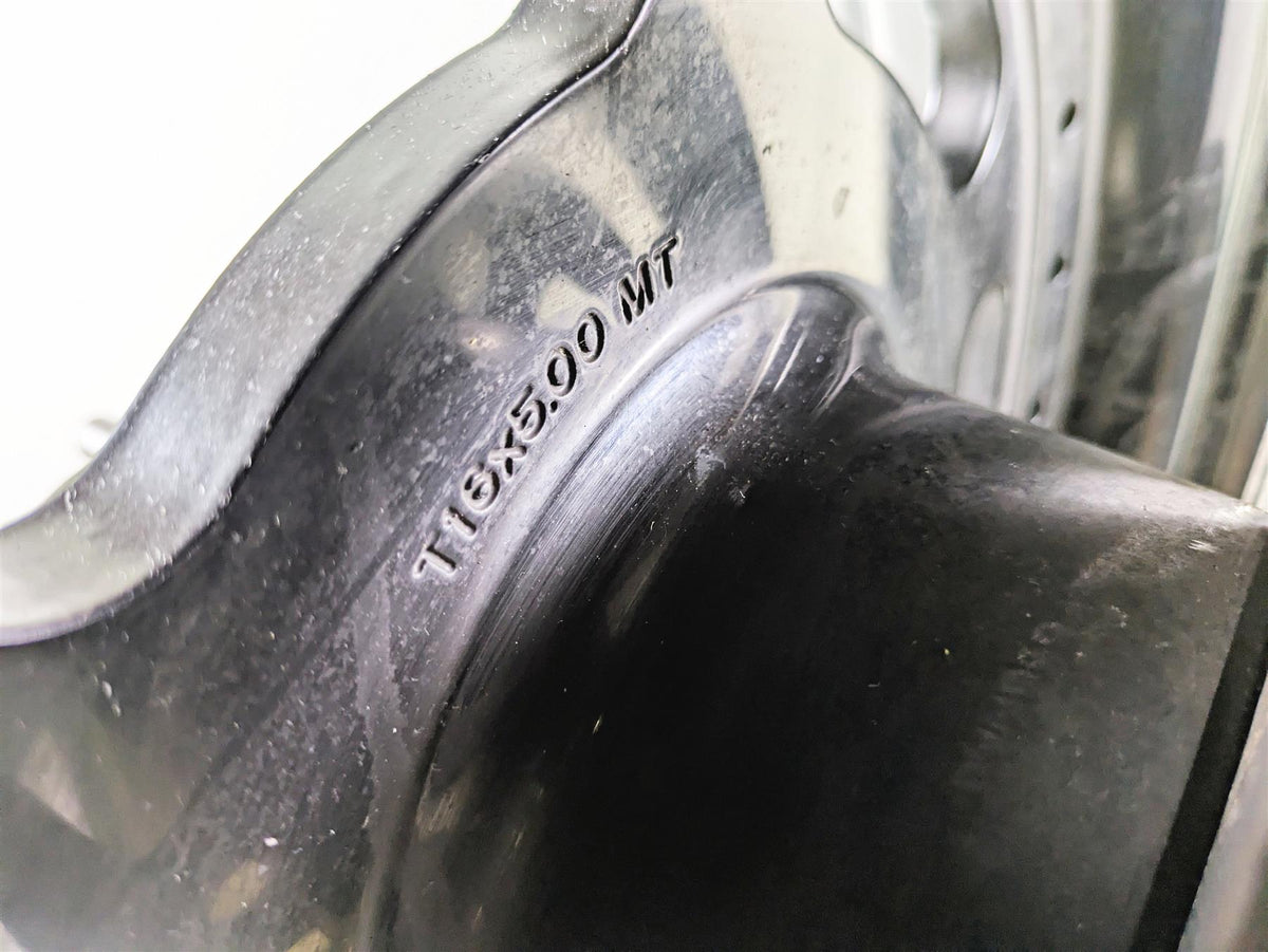 2015 Harley FXDF Dyna Fat Bob Rear Wheel Rim Straight 16x5 Black 40900261 {{ shop.shopifyCountryName }} - Mototech271