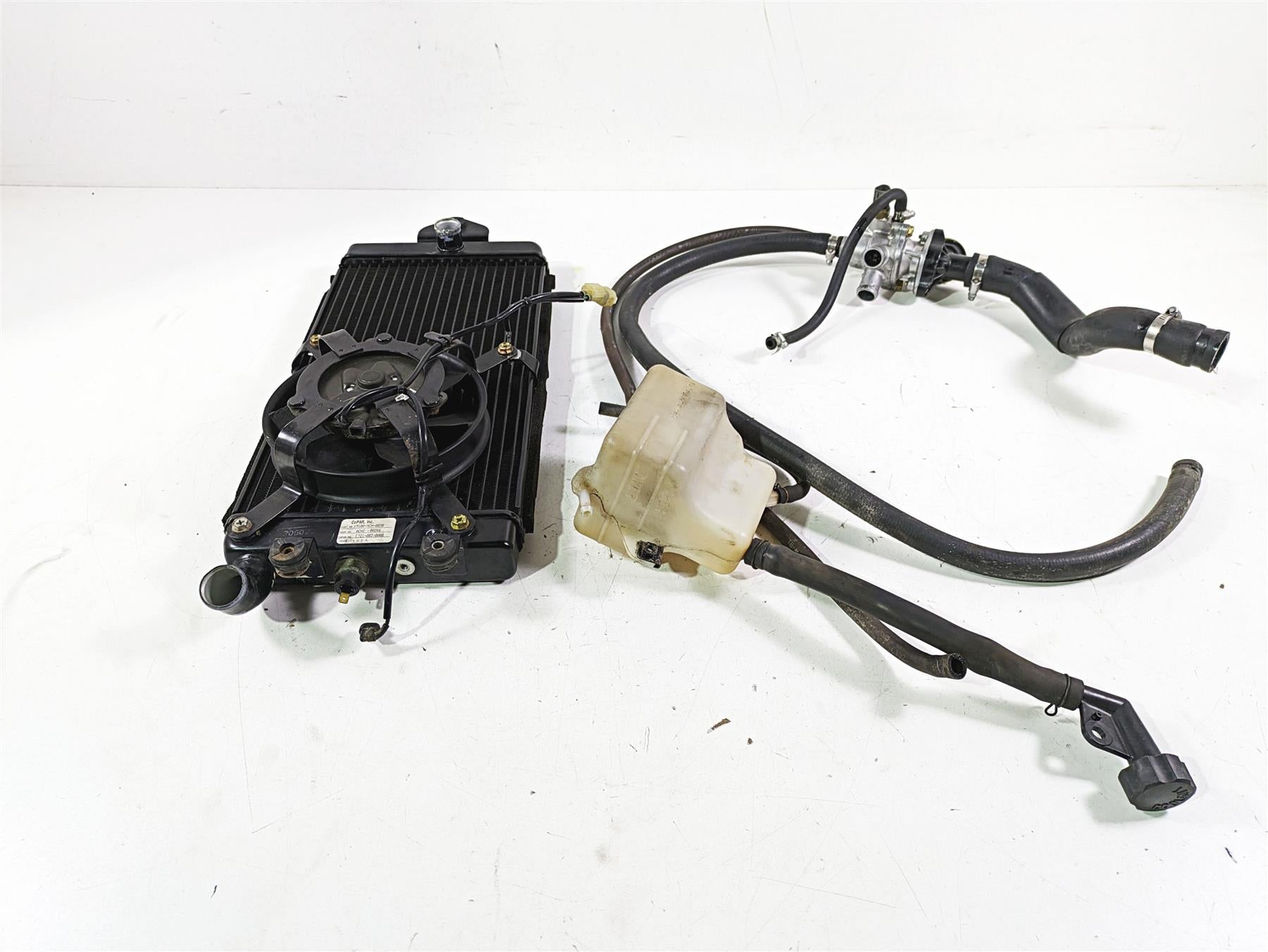 2002 Honda VTX1800 Retro Radiator Fan Reservoir Thermostat Set 19010-MCH-C20 {{ shop.shopifyCountryName }} - Mototech271