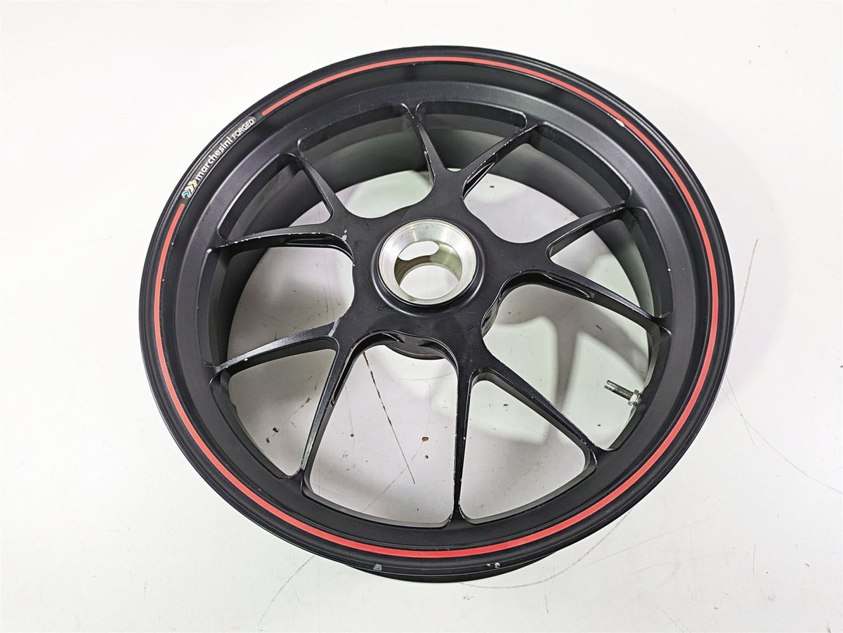 2008 Ducati SBK 1098 S Straight Marchesini 17x6 Rear Wheel Forged Rim 50221251AB {{ shop.shopifyCountryName }} - Mototech271