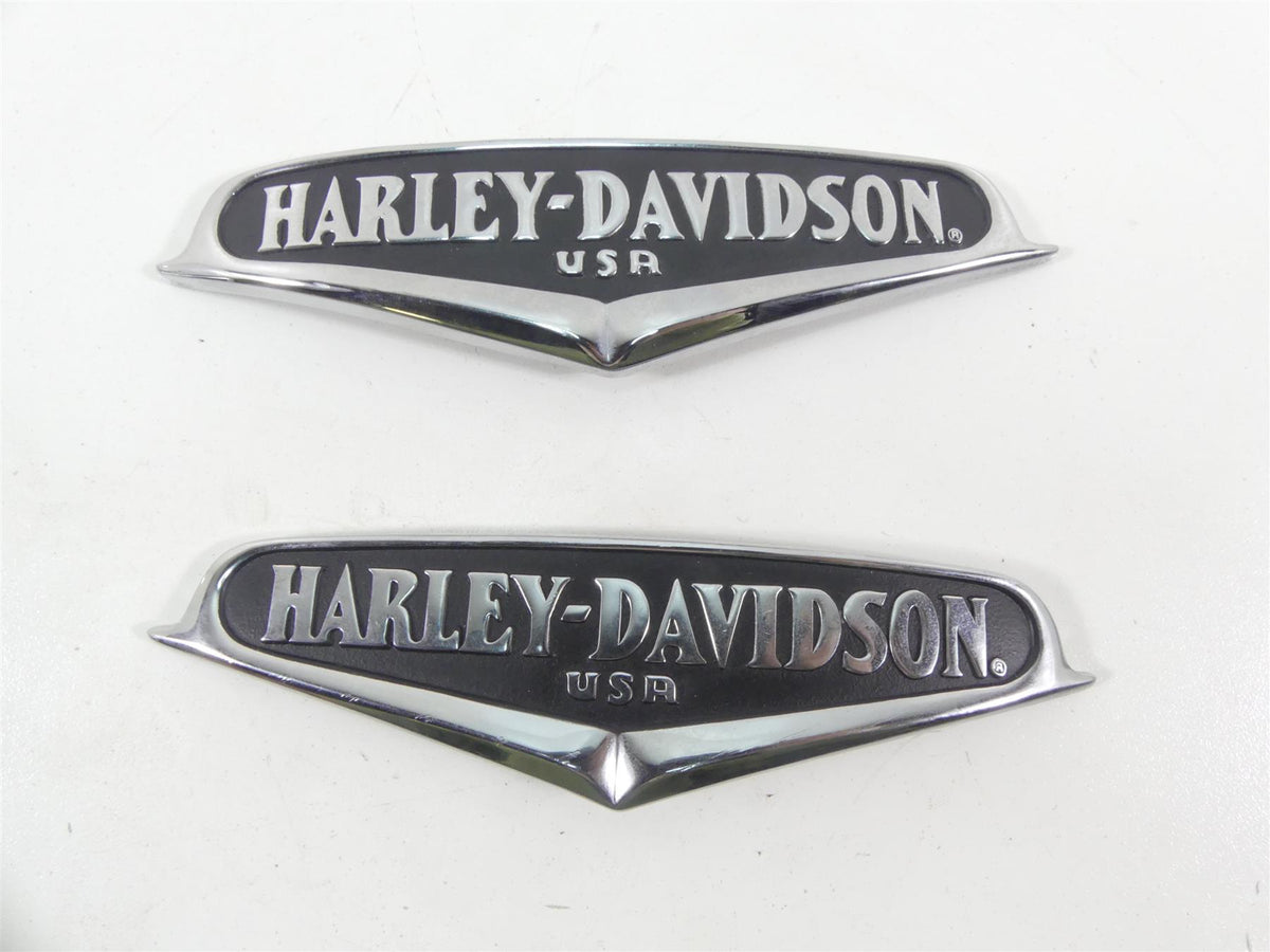 2001 Harley Touring FLHRCI Road King Fuel Gas Petrol Tank Emblems 62097-98 {{ shop.shopifyCountryName }} - Mototech271