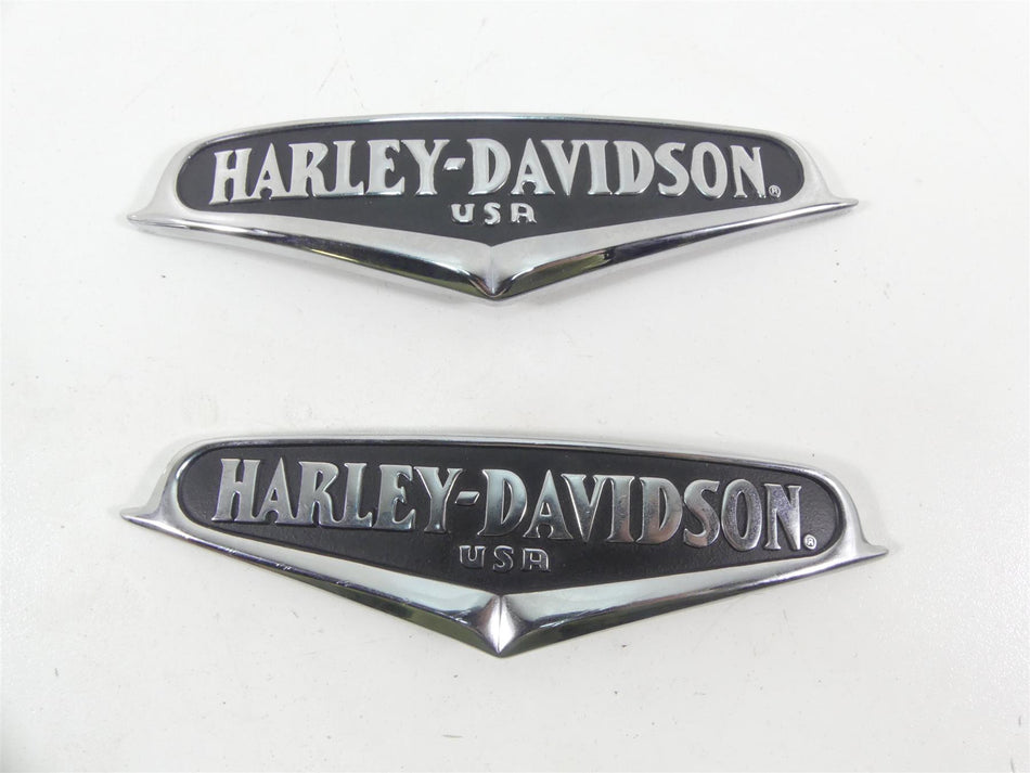 2001 Harley Touring FLHRCI Road King Fuel Gas Petrol Tank Emblems 62097-98 {{ shop.shopifyCountryName }} - Mototech271