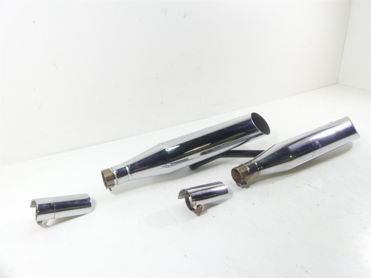 2007 Honda VTX1800 T1 Cobra Slash Cut Slip On Exhaust Pipe Mufflers 1176SC {{ shop.shopifyCountryName }} - Mototech271